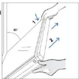 HAIER H6 ID2P5B3YTB - ORKAITĖS IŠORĖ: stiklinių durelių išėmimas ir valymas - 2