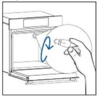 HAIER H6 ID2P5B3YTB - Changing the bulb on top: - 4