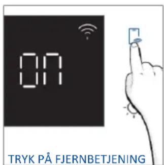 HAIER H6 ID2P5B3YTB - Sådan aktiverer du fjernbetjeningen: - 2