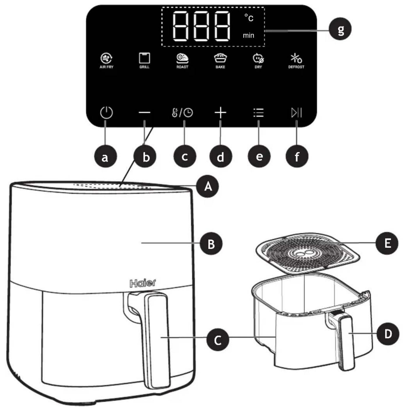 HAIER HAF5P 011 - 1