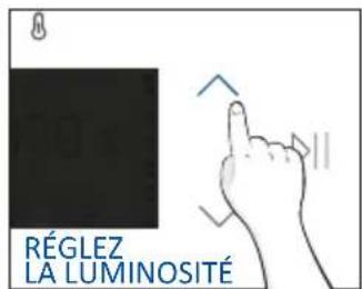 RÉGLEZ LA LUMINOSITÉ