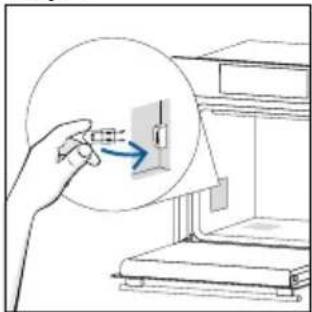 HAIER H6 ID25G3YTX - Changing the lateral bulb: - 4