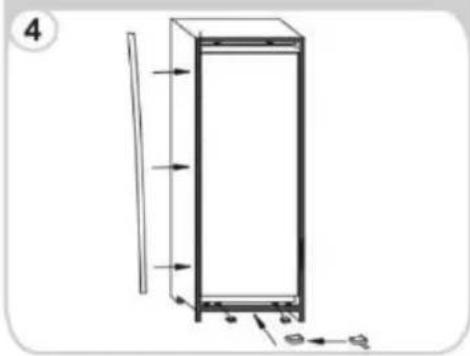 HOOVER HOUS518EWK - Installazione nel vano - 4
