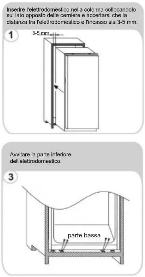HOOVER HOUS518EWK - Installazione nel vano - 2