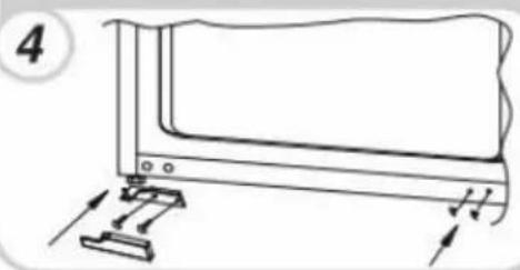 HOOVER HOUS518EWK - Reversing the appliance door - 3