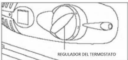 HOOVER HOMLSE68EWK - Encendido del electrodoméstico y ajuste del termostato - 1