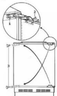 HOOVER HOMLSE68EWK - INVERSION DE LA PORTE DE VÔTRE APPAREIL - 1