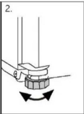 HAIER HDPW5620CNPW - Ευθυγράμμιση της συσκευής - 3