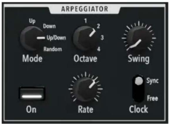 Arturia MiniBrute V - Arpeggiator - 1