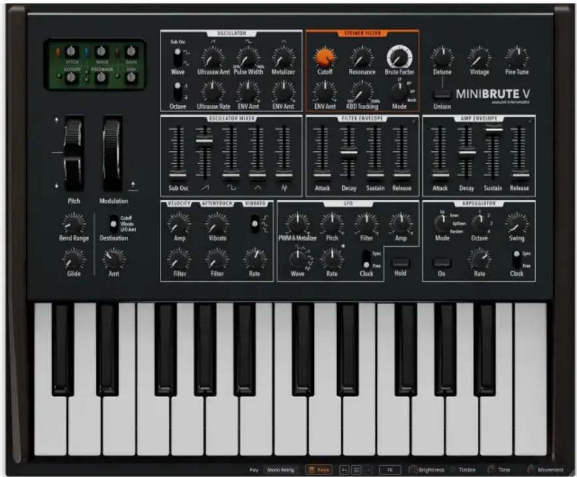 Arturia MiniBrute V - BIENVENUE SUR MINIBRUTE V ! - 1
