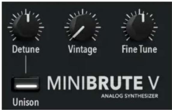 Arturia MiniBrute V - Unison et accordance - 1