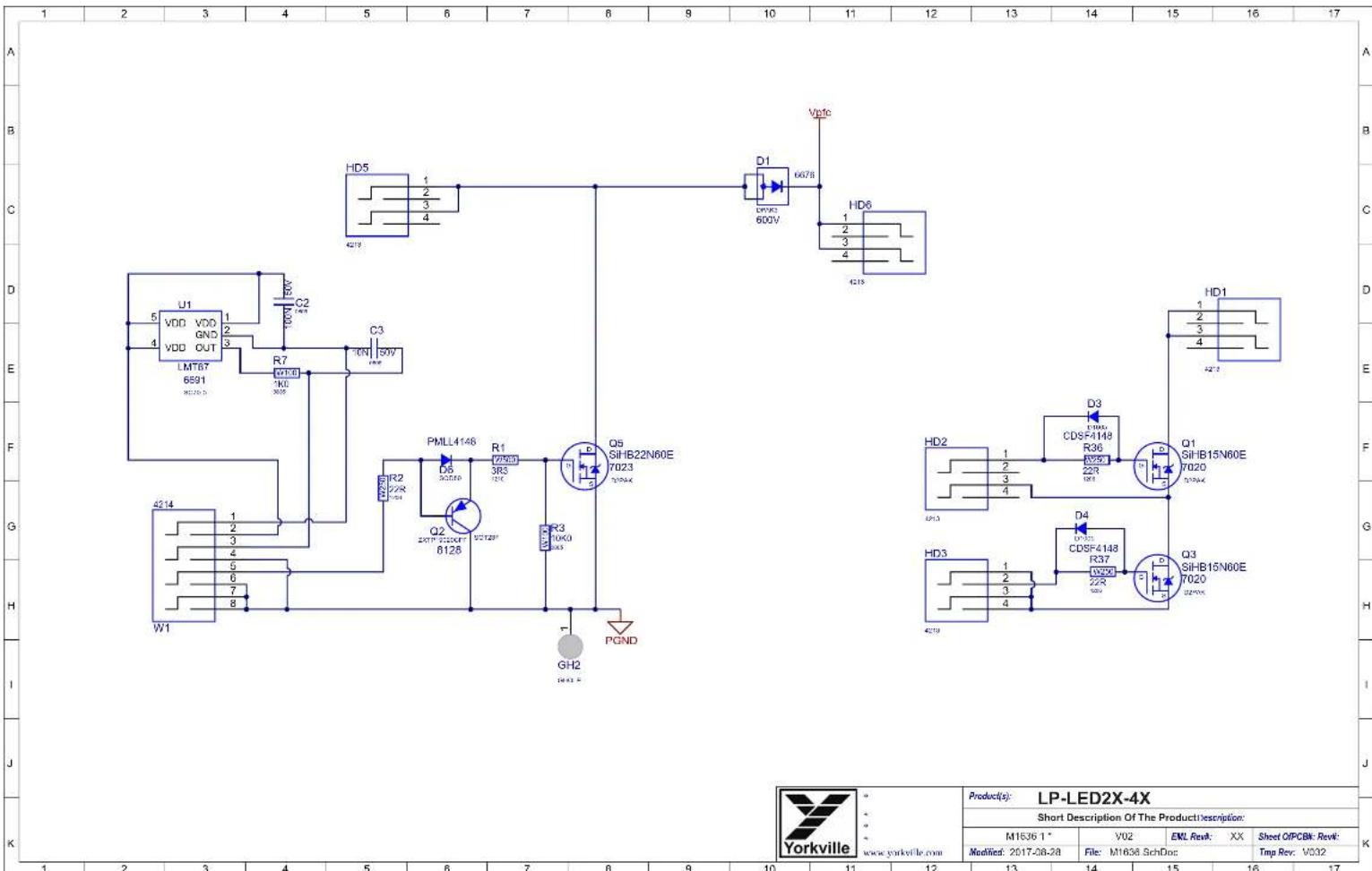 YORKVILLE LP-LED2X - DESIGN HISTORY AND INFORMATION - 1