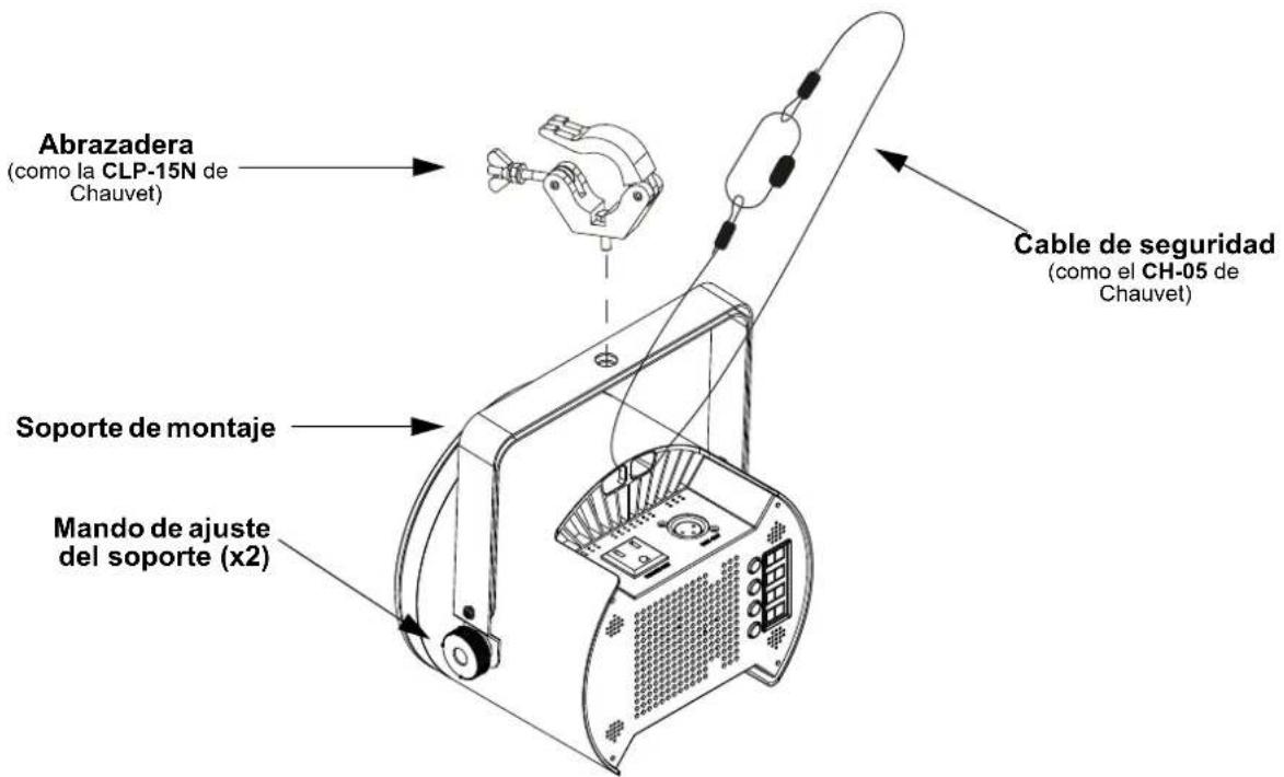 Chauvet COREpar Q60 ILS - Diagrama de montaje - 1