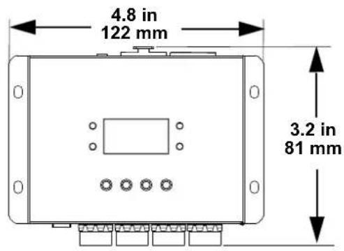 Chauvet DMX-RT4 - Dimensions - 1