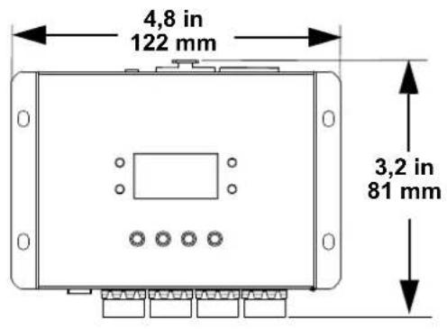 Chauvet DMX-RT4 - Afmetingen - 1
