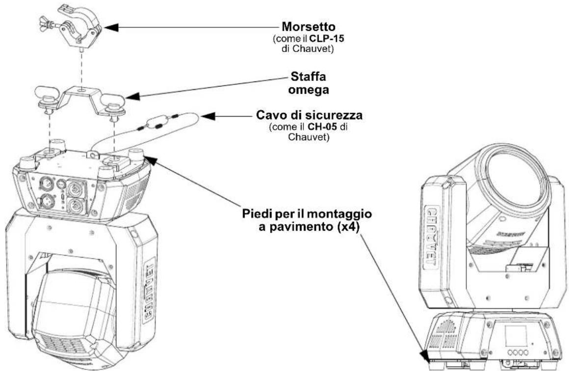 Chauvet Intimidator Beam Q60 - Schema di montaggio - 1