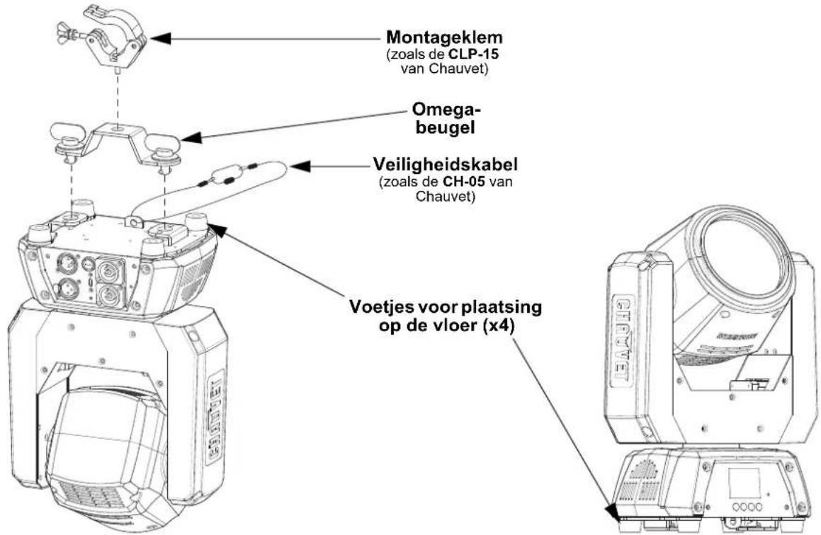 Chauvet Intimidator Beam Q60 - Montagediagram - 1