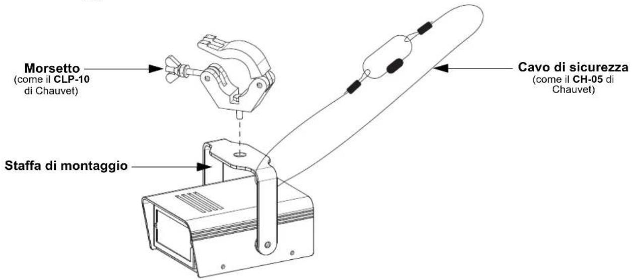 Chauvet Mini Strobe LED - Schema di montaggio - 1
