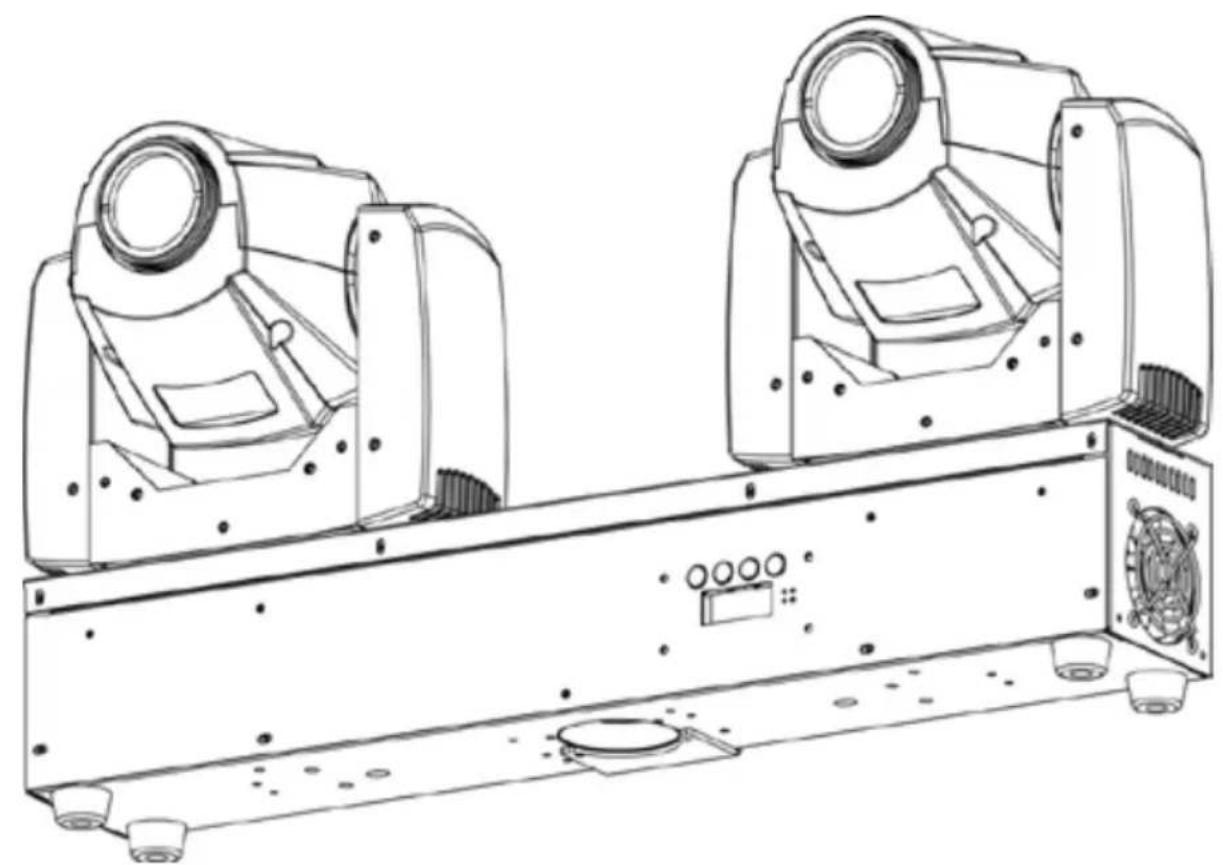 Chauvet Intimidator Spot Duo 155 - INTIMIDATOR SPOT DUO 155 - 1
