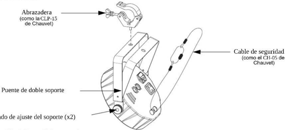 Chauvet SlimPAR 64 RGBA - Diagrama de montaje - 1