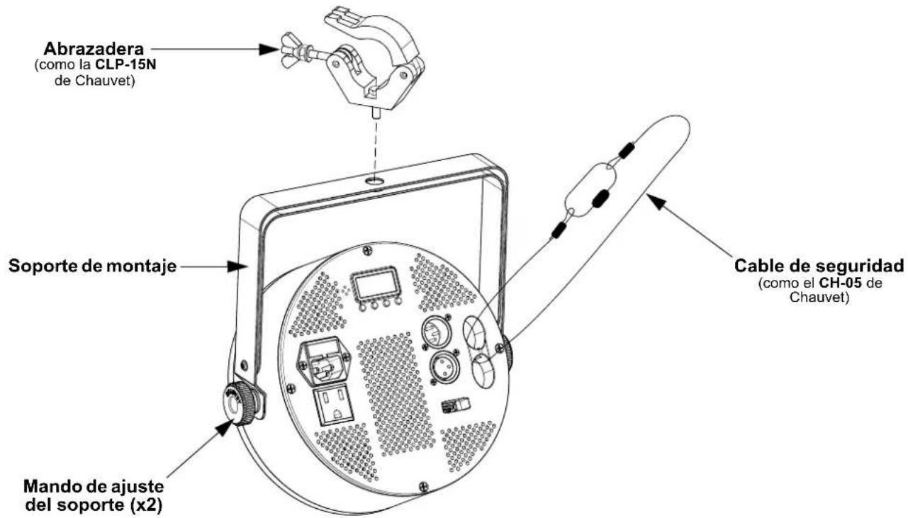 Chauvet SlimPACK Q12 ILS - Diagrama de montaje - 1