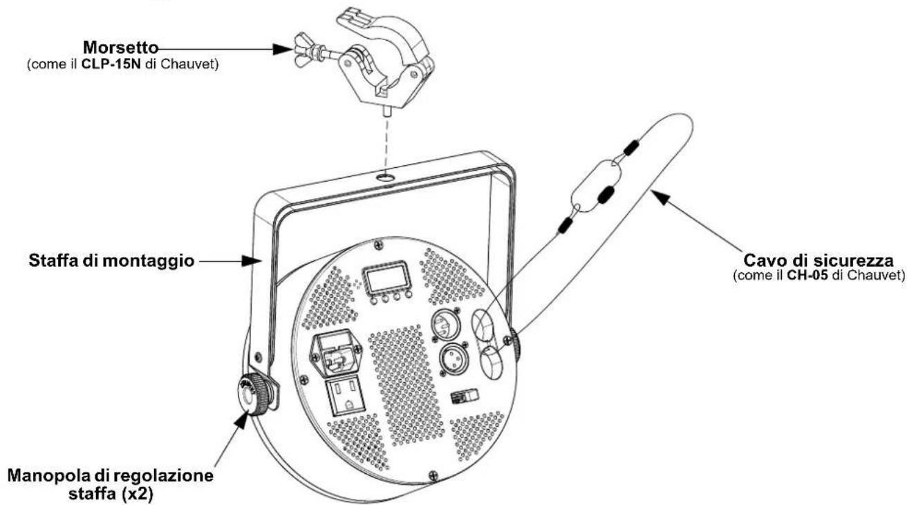 Chauvet SlimPACK Q12 ILS - Schema di montaggio - 1