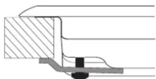 INDESIT IPG 751 S (GR) EV - Hook fastening diagram - 2