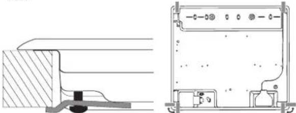 INDESIT IPG 751 S (GR) EV - Schema voor de bevestiging van de haken - 2