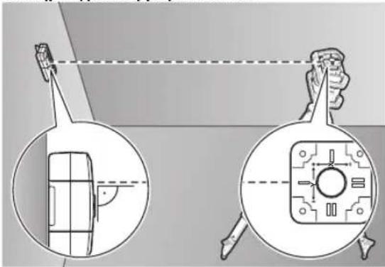 BOSCH LR 60 Professional - Λειτουργία CenterFind (βλέπε εικόνα C) - 1