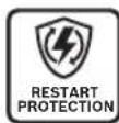 BOSCH GWS 27-180 JR Professional - Restart protection - 1