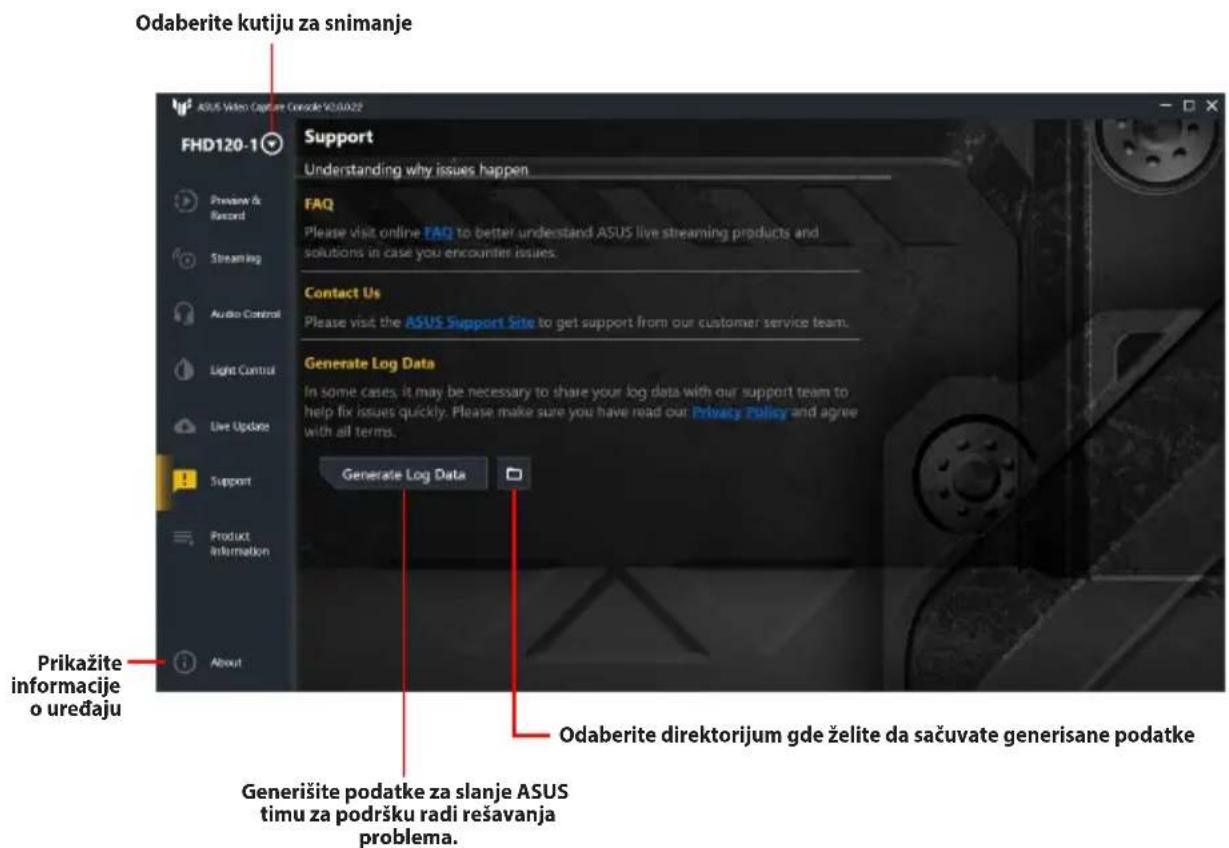 ASUS TUF GAMING CAPTURE BOX-4KPRO - Podrška - 1