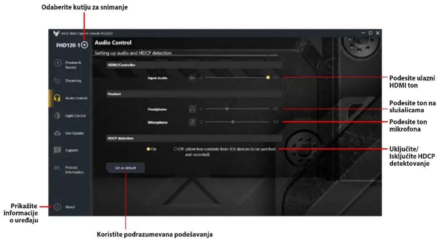 ASUS TUF GAMING CAPTURE BOX-4KPRO - Kontrola zvuka - 1