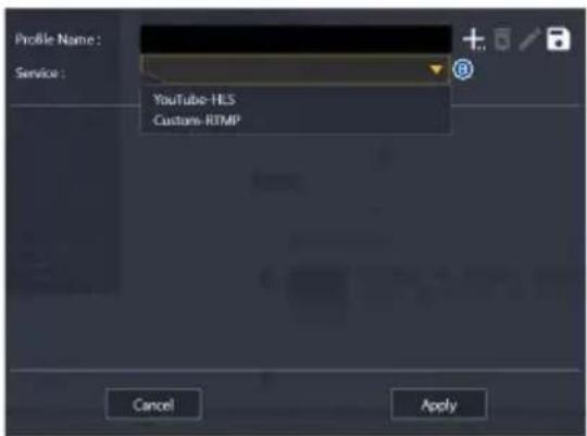 ASUS TUF GAMING CAPTURE BOX-4KPRO - Adding a new streaming profile - 2