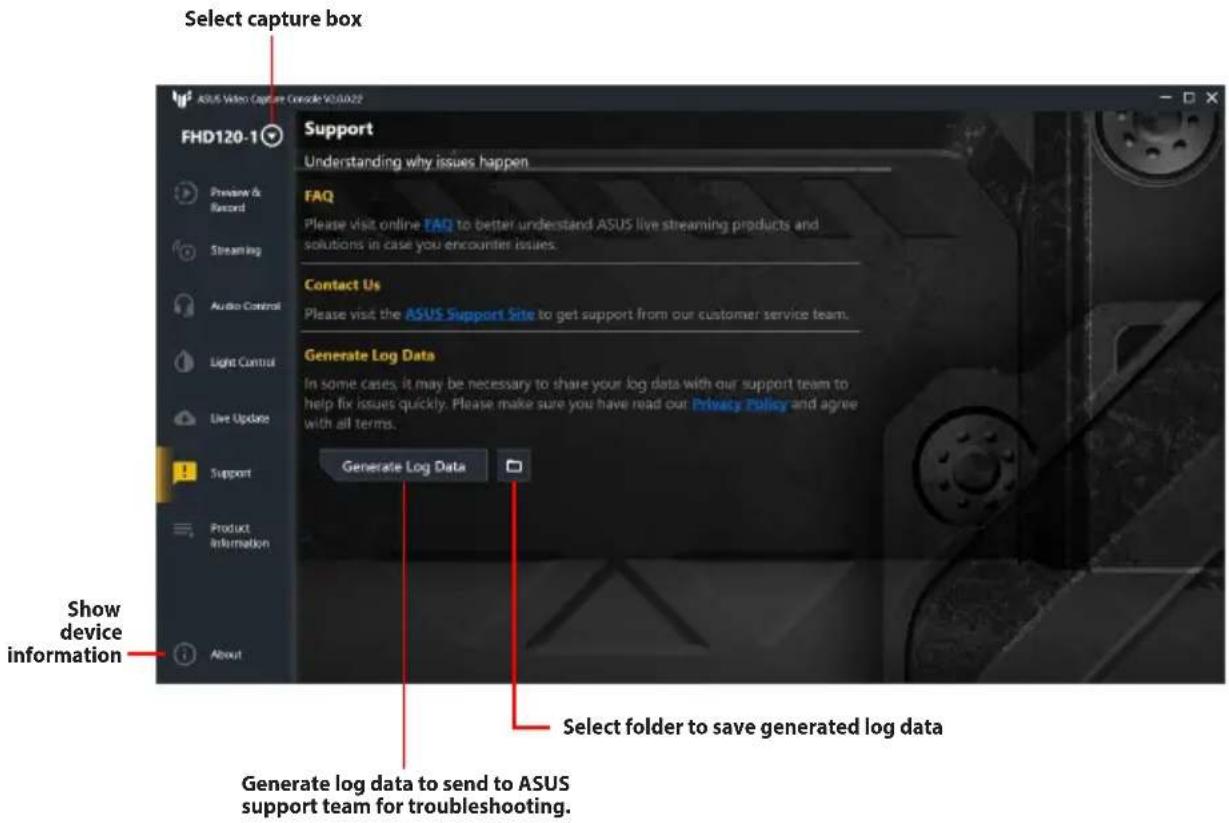 ASUS TUF GAMING CAPTURE BOX-4KPRO - Support - 1