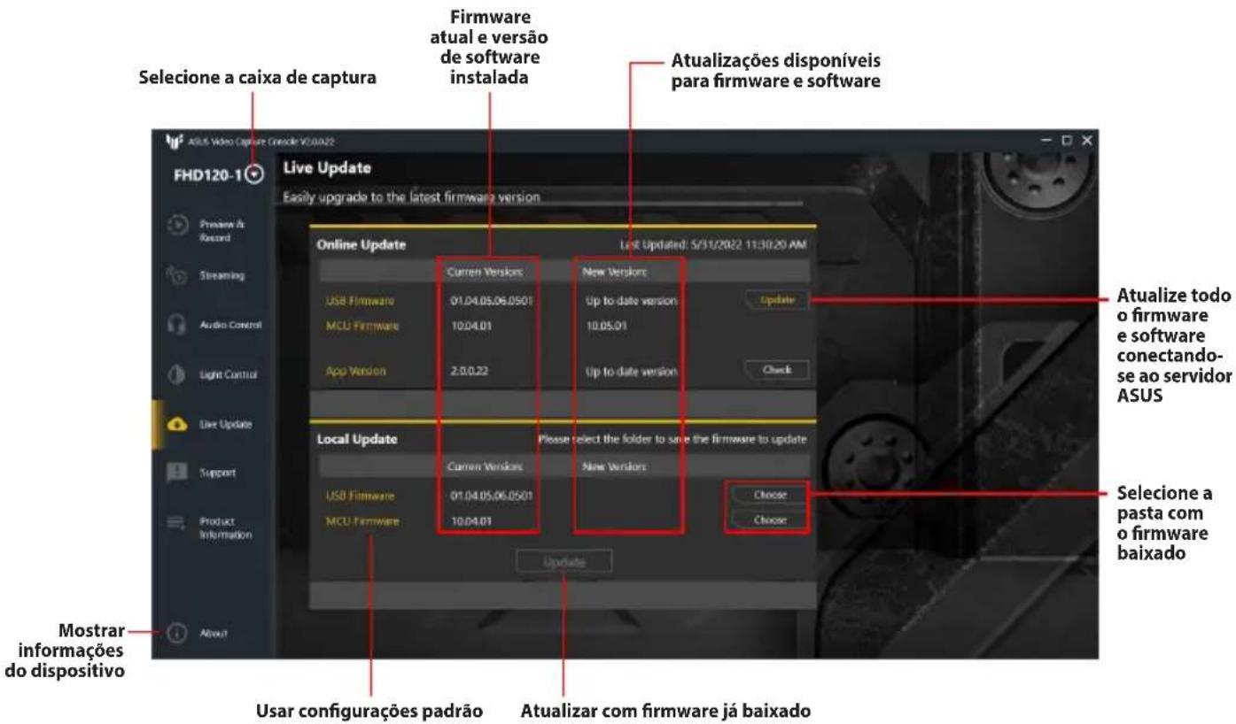 ASUS TUF GAMING CAPTURE BOX-4KPRO - Controle de Áudio - 3