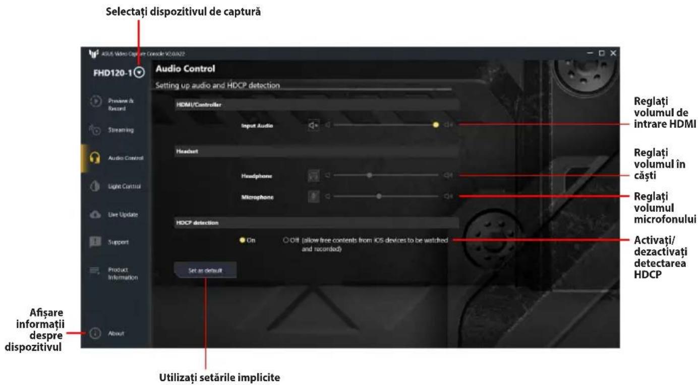ASUS TUF GAMING CAPTURE BOX-4KPRO - Control audio - 1