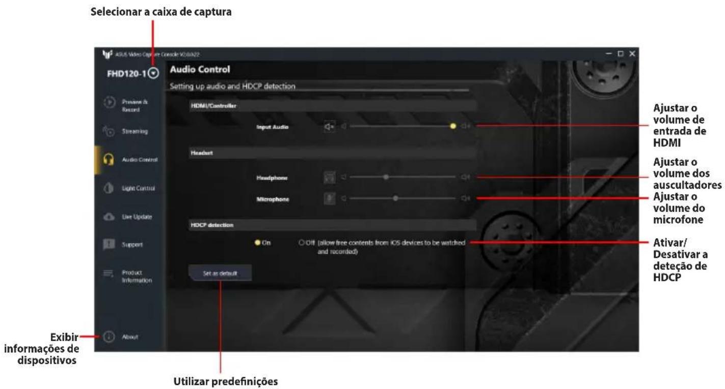 ASUS TUF GAMING CAPTURE BOX-4KPRO - Controlo de áudio - 1