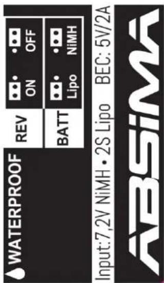 Absima ATC 3.4 BL - Processus de charge des batteries NiMH - 1
