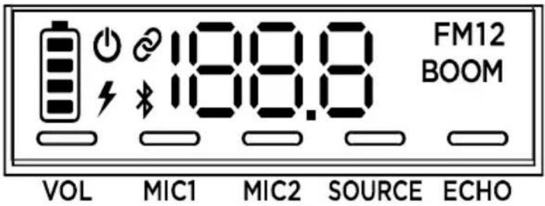 ION Party Rocker Max MK2 - Display Icons - 1