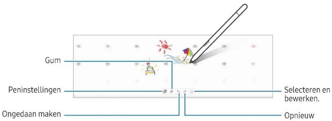 SAMSUNG Galaxy S Pen - Schrijven in agenda - 1