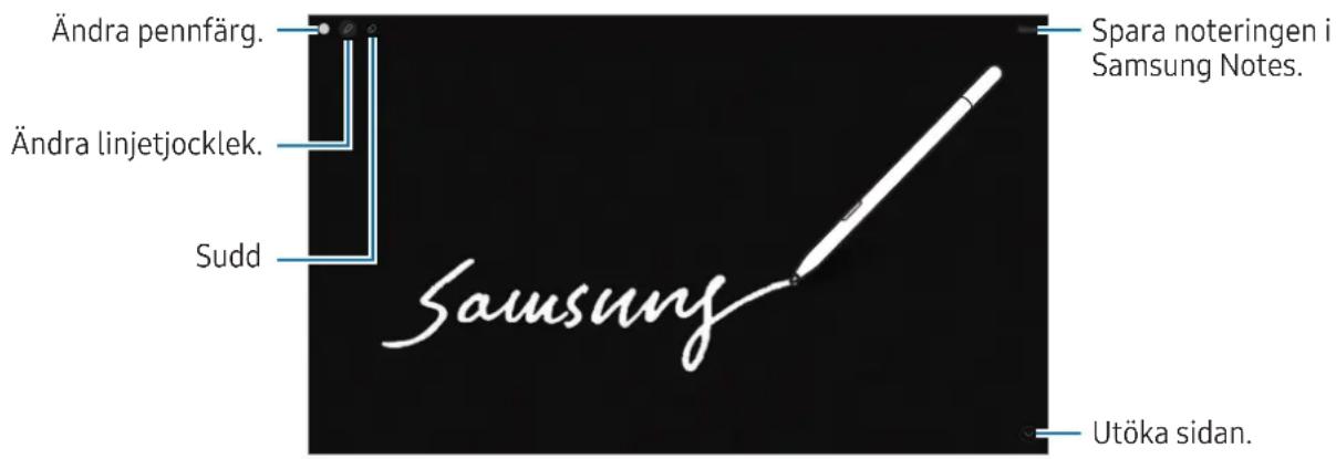 SAMSUNG Galaxy S Pen - Skärm av-memon - 1