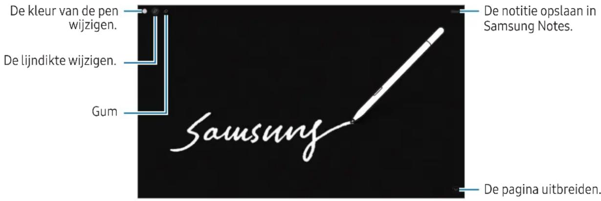 SAMSUNG Galaxy S Pen - Notities schermuit - 1