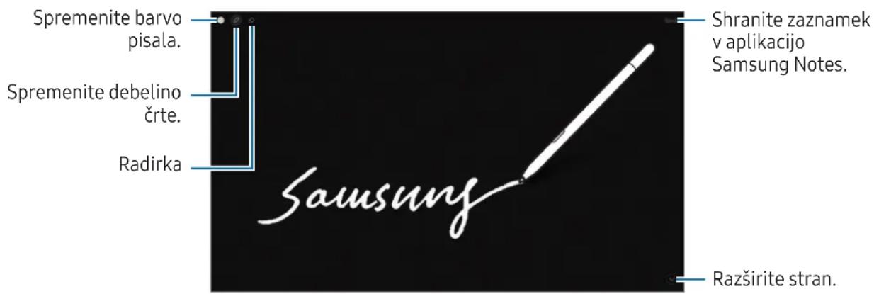 SAMSUNG Galaxy S Pen - Belezke na izklopljenemzaslonu - 1