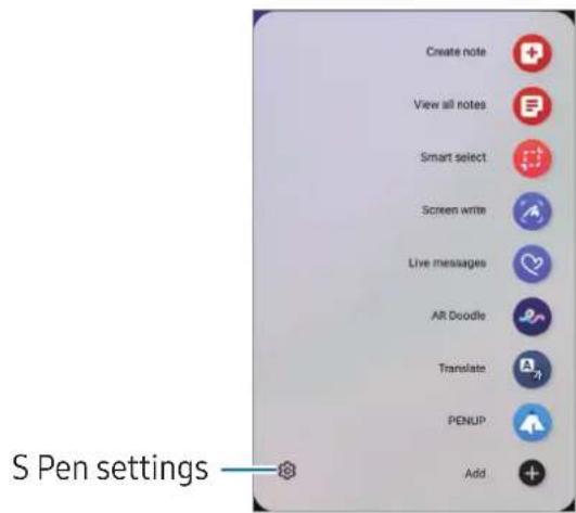 SAMSUNG Galaxy S Pen - Air command - 1