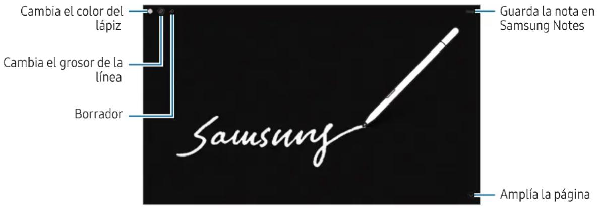 SAMSUNG Galaxy S Pen - Notas con pantalla apagada - 1