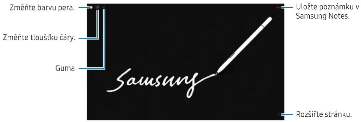 SAMSUNG Galaxy S Pen - Poznámky na vypnutém displeji - 1