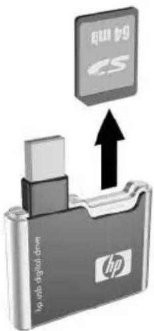 HP Compaq 6910p - Entfernen der SD Speicherkarte - 2