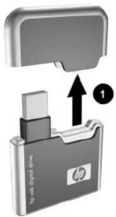 HP Compaq 6910p - Installazione della scheda di memoria SD - 1