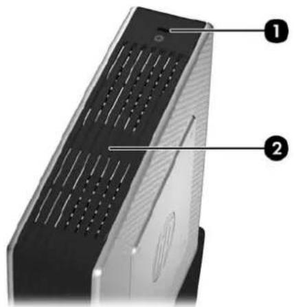 HP t5570 - Éléments du panneau supérieur - 1