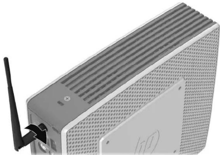 HP t5570 - Installation de l'antenne (modèles sans fil) - 1